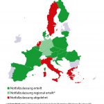 Europakarte Notfallzulassung Neonicotinoide Stand Februar 2021
